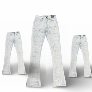 ARK|Ice Blue Jeans(Stacked)