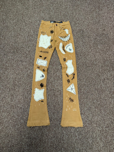 WM| Khaki Cactus Jeans(Stacked)