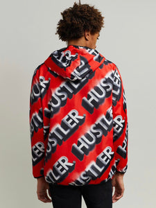 REA| Red “Hustler Spray” Jacket