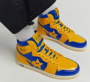 REA| Yellow\Blue “Shooting star” sneakers