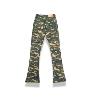 ARK| Olive Camo Jeans(Stacked)