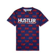 Load image into Gallery viewer, REA| Navy “ Hustler Logo” tee