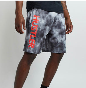 REA| Grey/Black “Hustler Haze” shorts