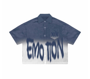 ME| Blue “XIX” Button Up Shirt