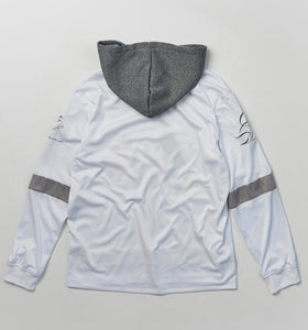 REA| White/Grey “NY BrokenHeart” hockey jersey