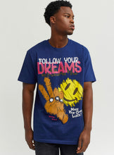 Load image into Gallery viewer, REA| Navy “Follow your dreams” tee