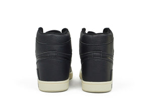 REA| Black\Cream “Flaming Skull” sneakers