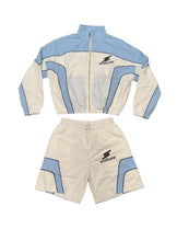 Load image into Gallery viewer, Syn| White/Blue “Short Set”