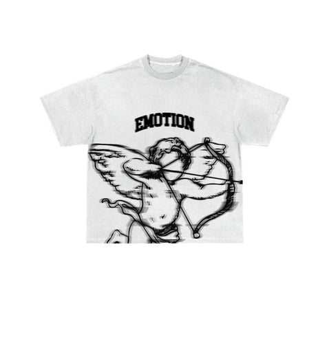 ME| White “Blur” Tee