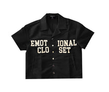 Load image into Gallery viewer, ME| Black “Backyard” Nylon shirt