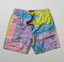 Load image into Gallery viewer, REA| Multi color “Bandanna” shorts