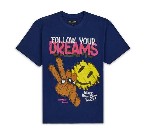 REA| Navy “Follow your dreams” tee