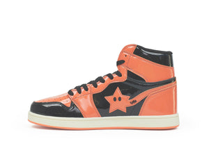 REA| Orange\Black “Shooting star” sneakers