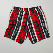 Load image into Gallery viewer, REA| Black/Red “Teddy” shorts