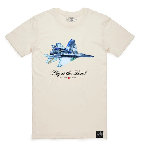 HM| White “Sky is the limit” tee