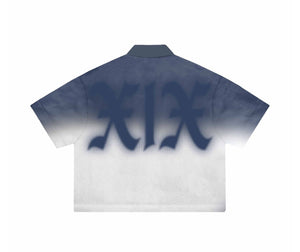 ME| Blue “XIX” Button Up Shirt