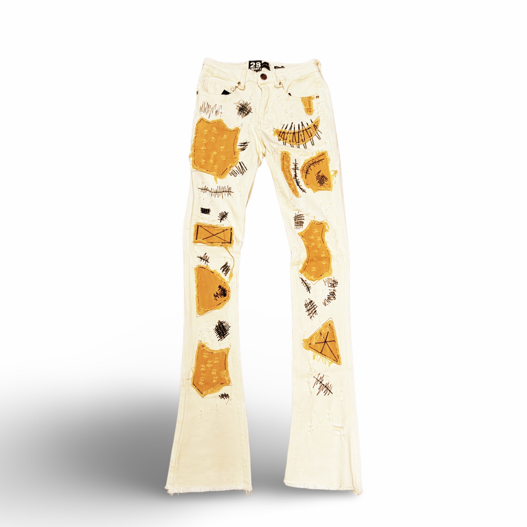 WM| Bone Cactus Jeans(Stacked)