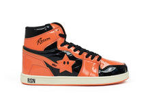 Load image into Gallery viewer, REA| Orange\Black “Shooting star” sneakers