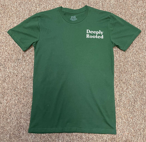 PB| Green “Deeply Rooted” tee