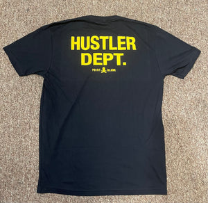 PB| Black “Hustler Dept” tee