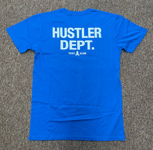 PB| Blue “Hustler Dept” tee