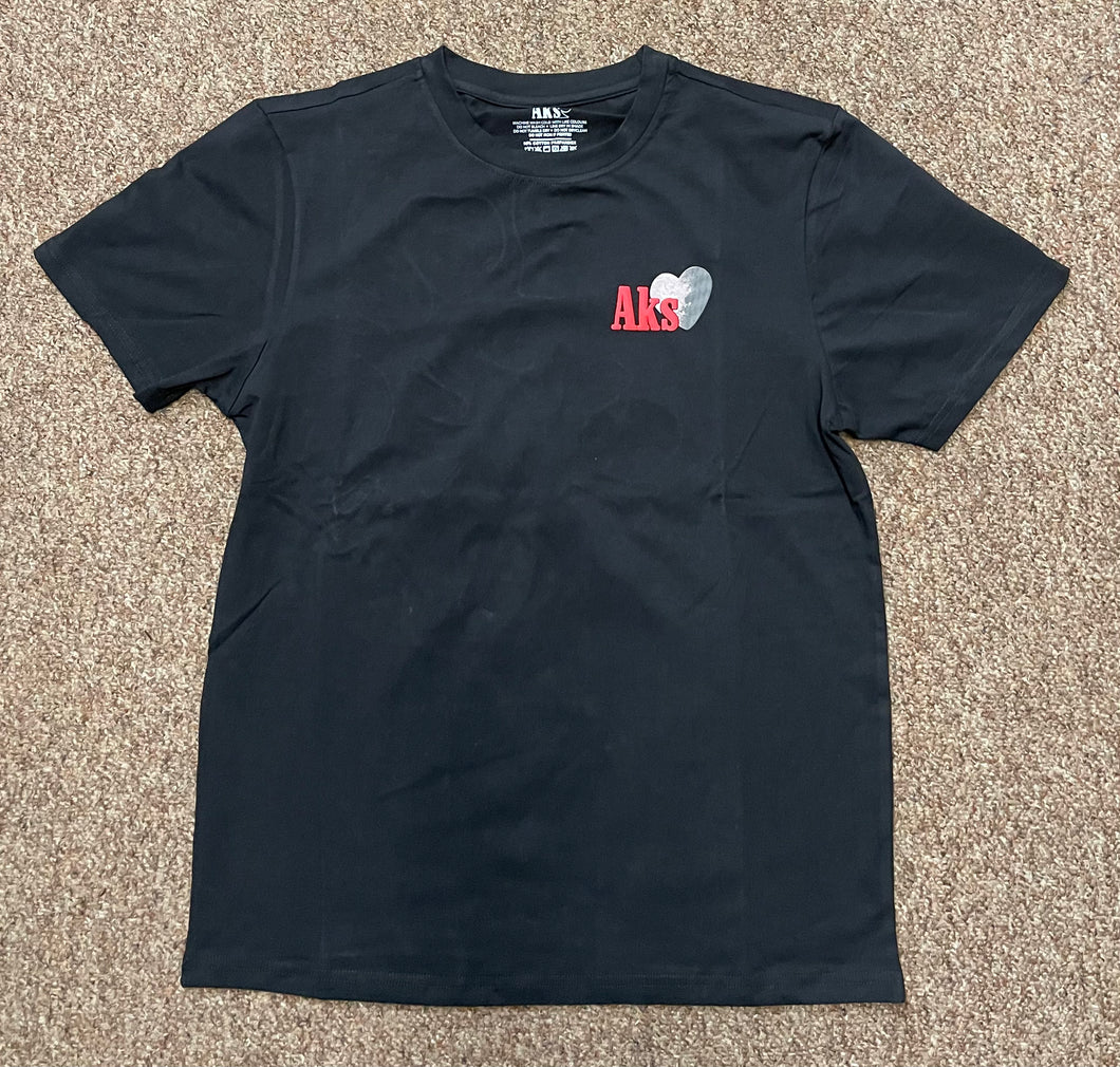 AKS| Black “You’re In my world” tee