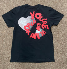 Load image into Gallery viewer, AKS| Black “You’re In my world” tee