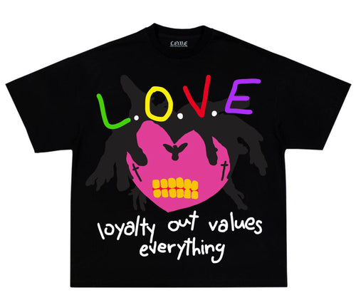 LOVE| “Say Cheese” tee(Black)