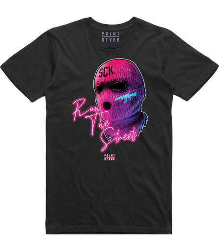 PB| “Run the streets” tee(Black)