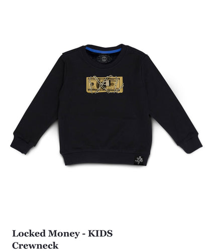 HM| “Locked Money” Kids Crewneck