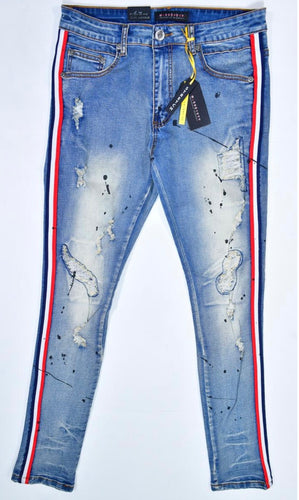 MIS| “Light Paint Splatter” Jeans