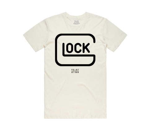 PB| Natural/Black “Glock” Tee