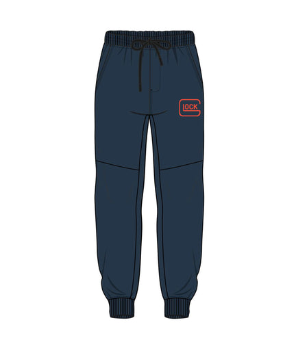 PB| Admiral Blue/ Orange “Glock” Joggers