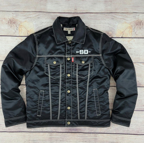 S&D| “Brooklyn” Satin Black Trucker