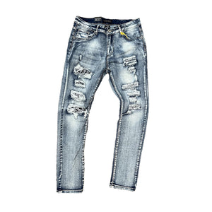 MIS| Indigo Bandanna Jeans