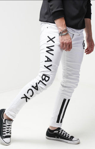 SRN| “Wavy Black” Jeans