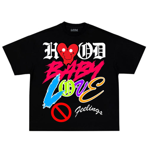 LOVE| “Hood Love” tee(Black)