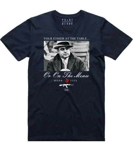 PB| “On the Menu” tee(Navy)