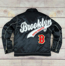 Load image into Gallery viewer, S&amp;D| “Brooklyn” Satin Black Trucker