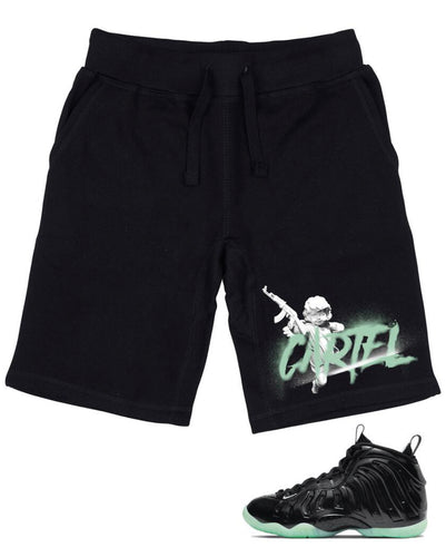 CRT| “Angel Draco” shorts(black)