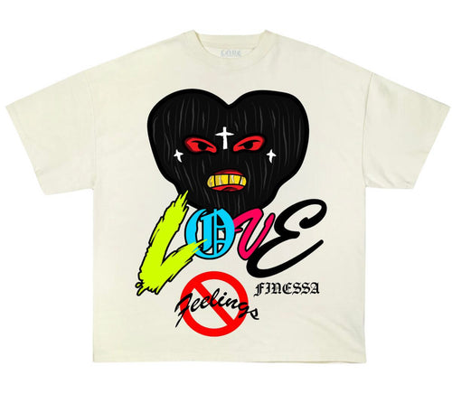 LOVE| “Ski Mask” tee(White)