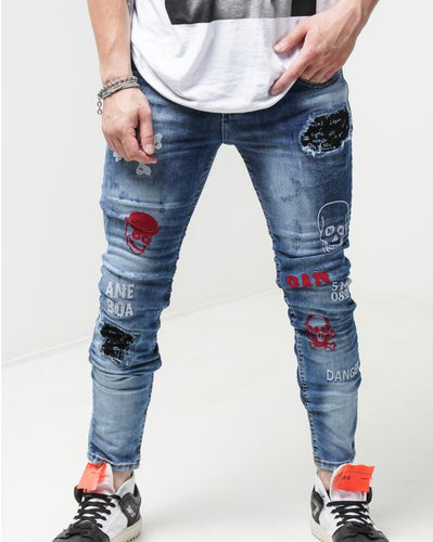 SRN| “Danger” Jeans