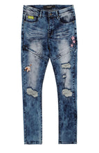 Load image into Gallery viewer, RSN| Flaming Dragon Denim Jeans