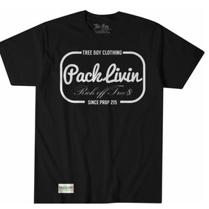 TRB| “Pack Livin” Tee(Black)