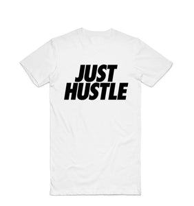 JH| “Just Hustle” Tee(White)