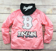 Load image into Gallery viewer, S&amp;D| Pink “Brooklyn” Coaches Jacket
